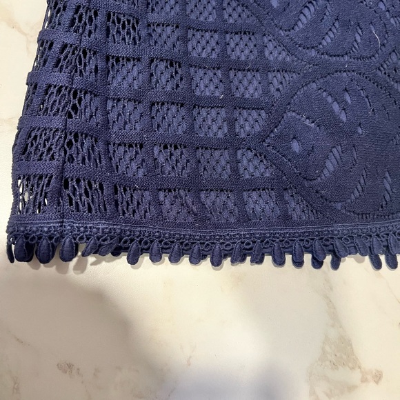 Lilly Pulitzer size as mall Jamie knit lace mini shift dress sleeveless - Picture 9 of 12